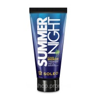 Крем для загара в солярии Soleo Basic Summer Night 150 мл с мощными бронзантами и конопленным маслом