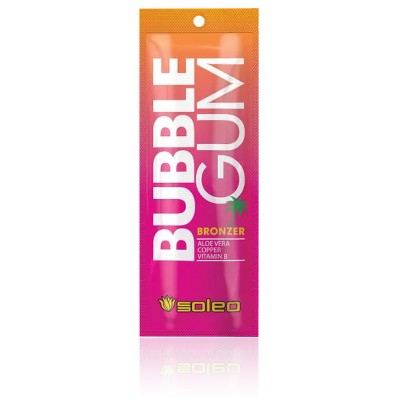Крем для загара в солярии Soleo Basic Bubble Gum 15 мл сильный бронзатор с протеинами и ультраувлажнением