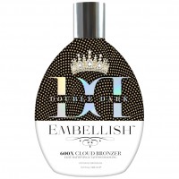 Крем для солярия Brown Sugar Double Dark Embellish 600X Cloud Bronzer для невероятного темного загара, 400 мл