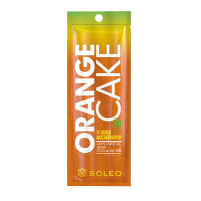 Ускоритель загара в солярии Soleo Basic Orange Cake 15 мл с маслом какао, экстрактом апельсина, подтягивающий эффект
