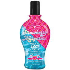 Крем для загара в солярии STRAWBERRY MARGARITA 400X удвоенный комплекс синей агавы, кактуса опунции и клубники 