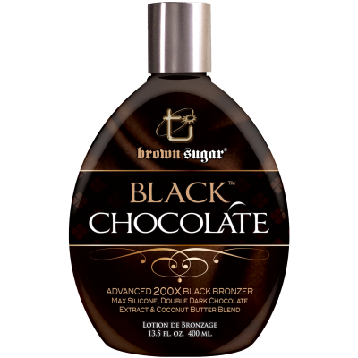 Крем для солярия BLACK CHOCOLATE 200X с супер шоколадными бронзантами, эффект гарантирован 