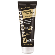 Ускоритель для солярия BROWN SUPER BLACK TANNING LOTION с алое вера, к-офином и т-ирозином
