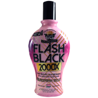 Крем для солярия с бронзантами для золотистого оттенка FLASH BLACK 2000X Matrix-формула для видимого анти-возрастного эффекта