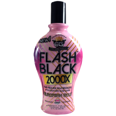 Крем для солярия с бронзантами для золотистого оттенка FLASH BLACK 2000X Matrix-формула для видимого анти-возрастного эффекта