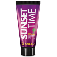Крем для загара в солярии Soleo Basic Sunset Time 150 мл с омолаживающим эффектом и комплексом морских водорослей
