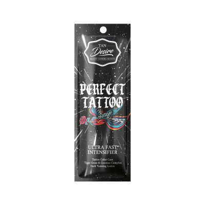 Крем для солярия с темными бронзантами и защитой тату Tan Desire Perfect Tattoo