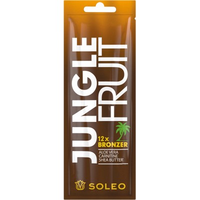 Крем для загара в солярии Soleo Basic Jungle Fruit 15 мл мультиактивный 12 кратный бронзатор с кофеином