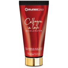 Крем для загара в солярии Supertan Collagen in Love активатор загара с коллагеном, супер омолаживающий эффект 150  мл