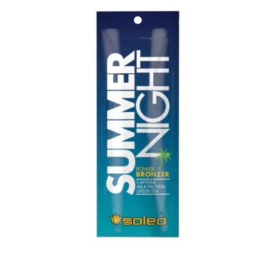 Крем для загара в солярии Soleo Basic Summer Night 15 мл с мощными бронзантами и конопленным маслом