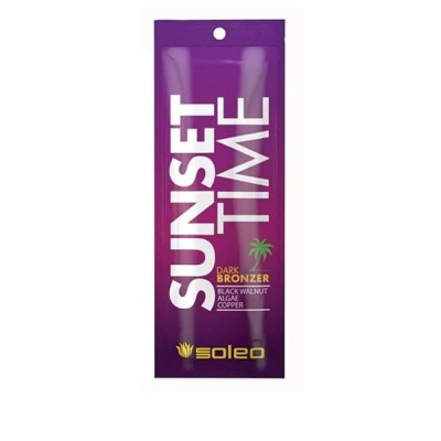 Крем для загара в солярии Soleo Basic Sunset Time 15 мл с омолаживающим эффектом и комплексом морских водорослей