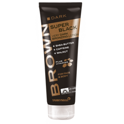 Крем для солярия Super Black VERY DARK BRONZER с темный бронзантом, к-офеином и т-ирозином 